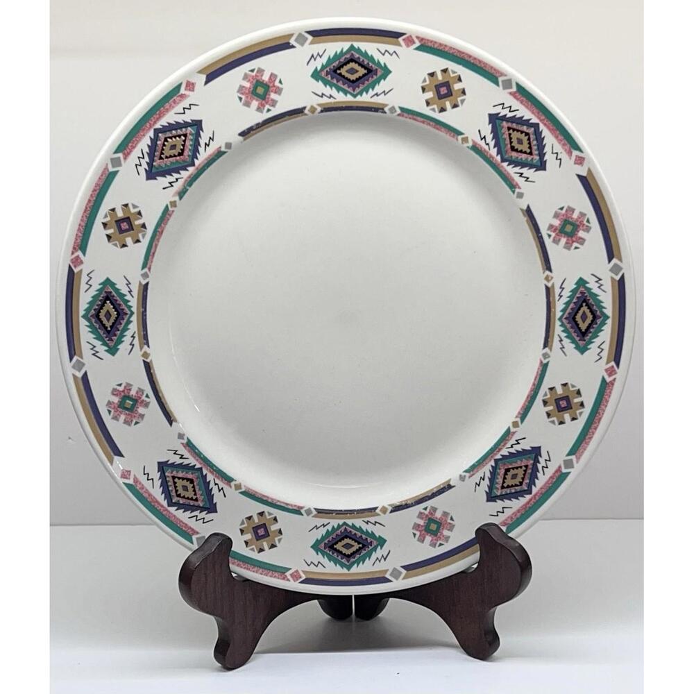 Farberware Southwestern Stoneware 4009 "Scottsdale" Dinner Plate Aztec